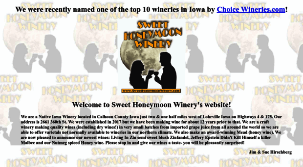 sweethoneymoonwinery.com