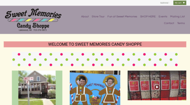 sweetmemoriescandyshoppe.com