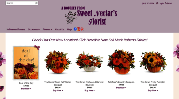 sweetnectarsflorist.com