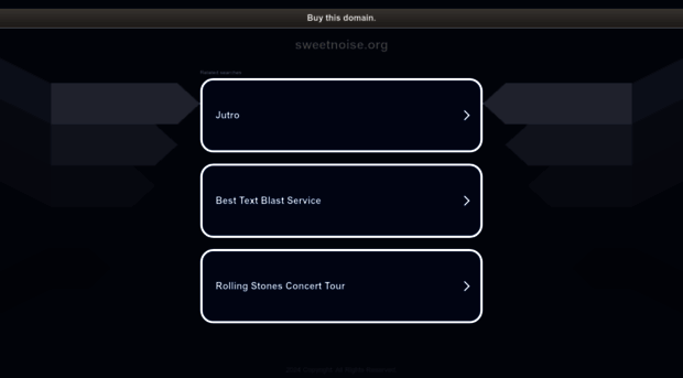 sweetnoise.org