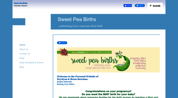 sweetpeabirths.com
