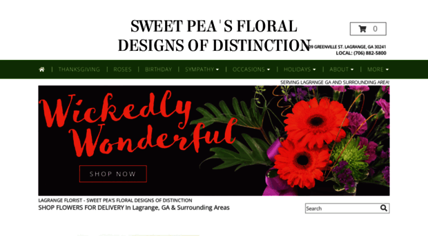 sweetpeasflorist.net