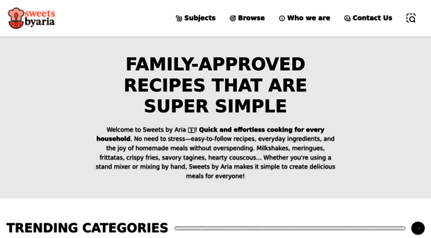 sweetsbyaria.com