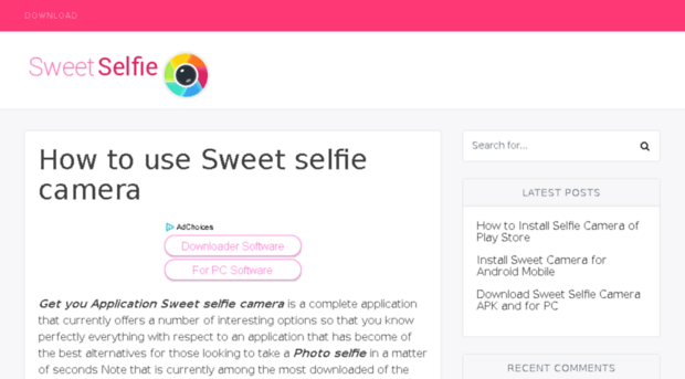 sweetselfiecamera.com