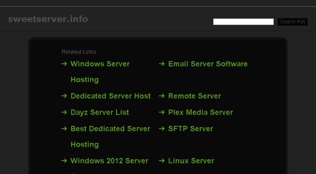 sweetserver.info