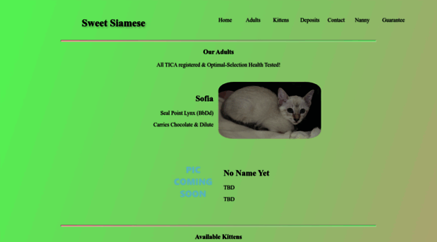 sweetsiamese.com