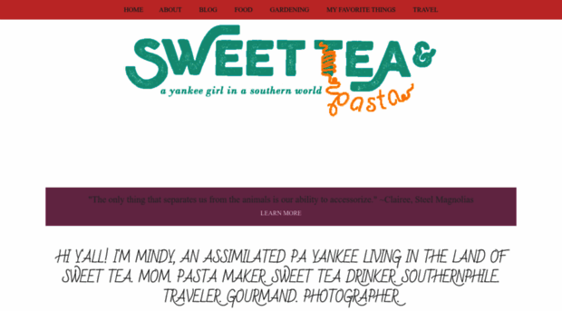 sweetteaandpasta.com