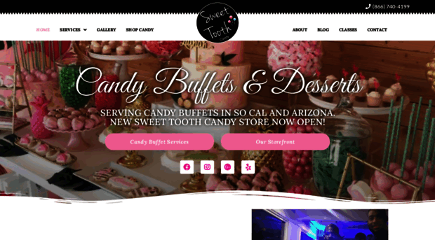 sweettoothcandybuffets.com