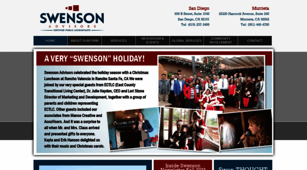 swensonadvisors.com