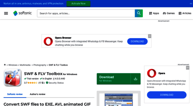 swf-flv-toolbox.en.softonic.com
