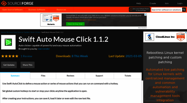 swift-auto-mouse-click.sourceforge.net