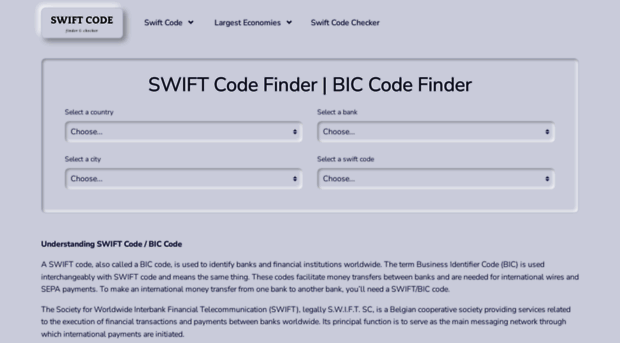 swiftcodefinder.org