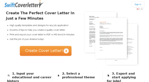 swiftcoverletter.com