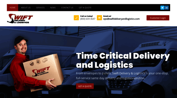 swiftdeliveryandlogistics.com