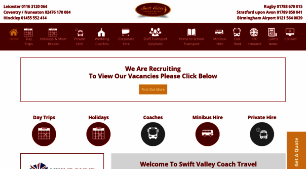 swiftvalleycoaches.com