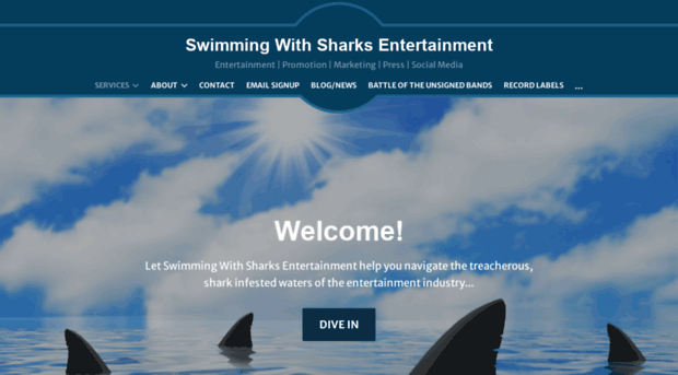 swimmingwithsharksentertainment.com