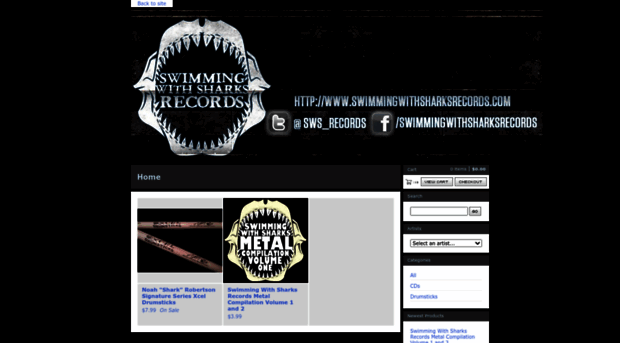 swimmingwithsharksrecords.bigcartel.com