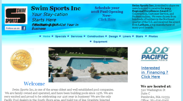 swimsportspools.com