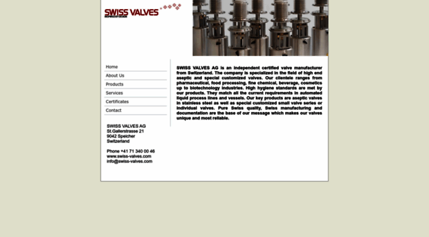 swiss-valves.com