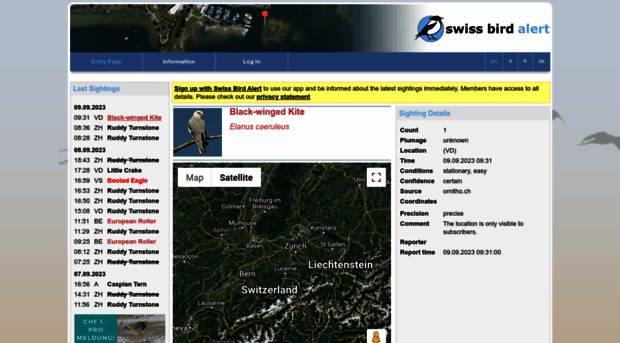 swissbirdalert.ch