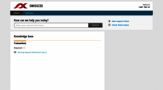 swisscex.freshdesk.com