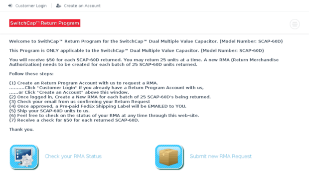 switchcapreturn.rmaportal.com