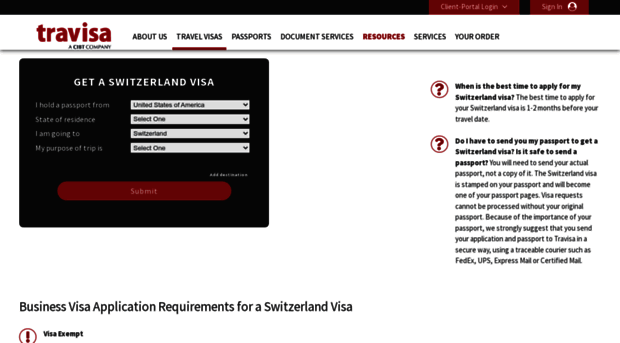 switzerland.travisa.com