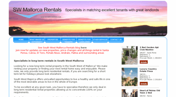 swmallorcarentals.com