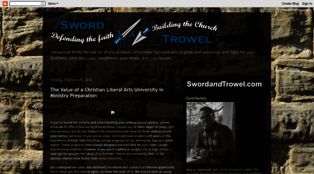 swordandtrowel.com