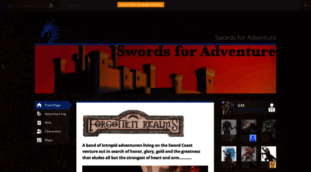 swords-for-adventure.obsidianportal.com