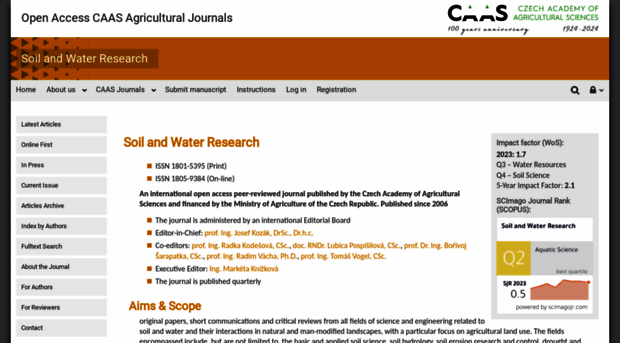 swr.agriculturejournals.cz