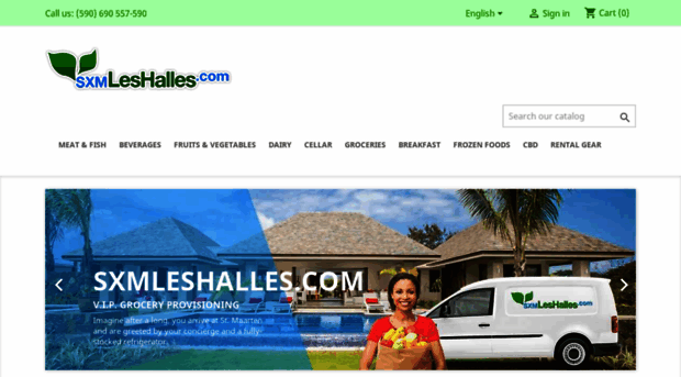 sxmleshalles.com