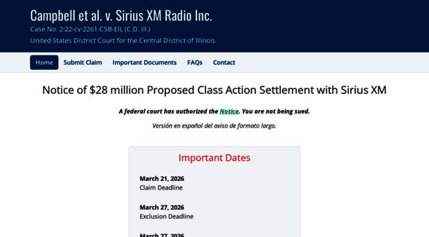 sxmtcpasettlement.com