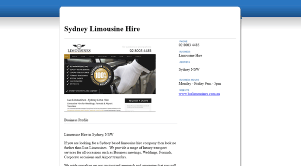 sydney-limousine-hire.peebo.com.au