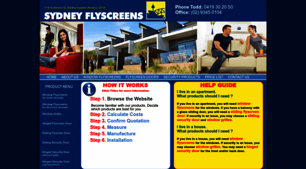 sydneyflyscreens.com