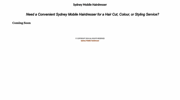 sydneymobilehairdresser.com