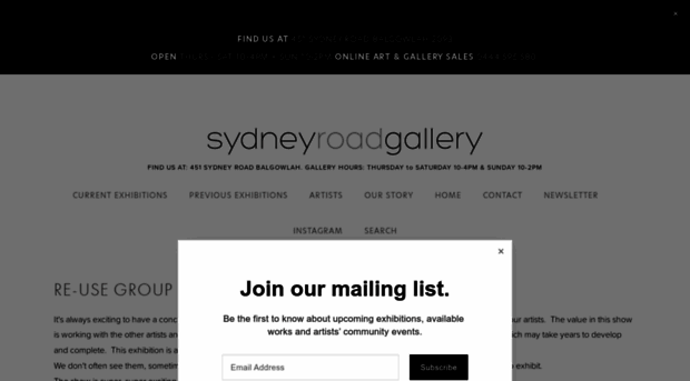 sydneyroadgallery.com