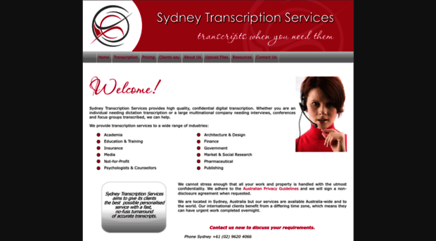 sydneytranscriptionservices.com.au