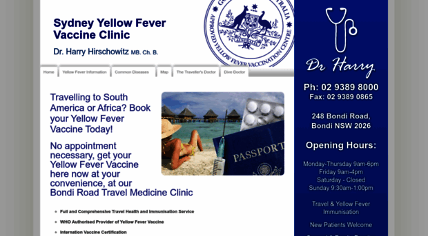 sydneyyellowfevervaccineclinic.com.au