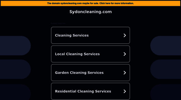 sydoncleaning.com