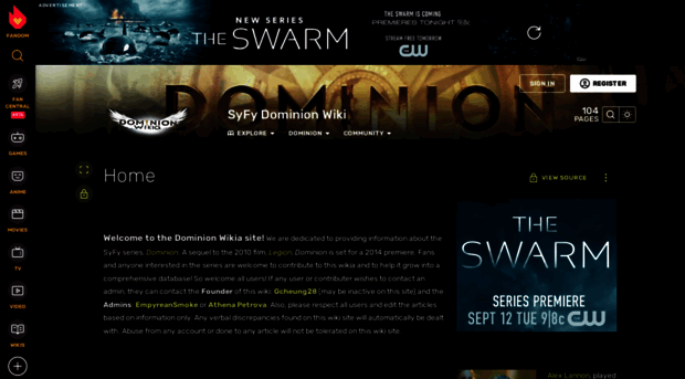 syfy-dominion.wikia.com