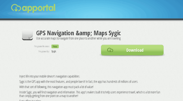 sygic-gps-navigation.apportal.co