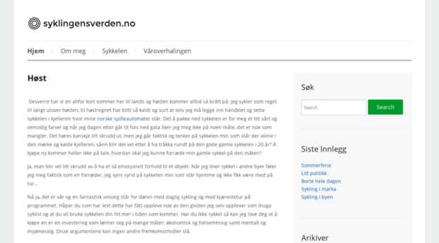 syklingensverden.no
