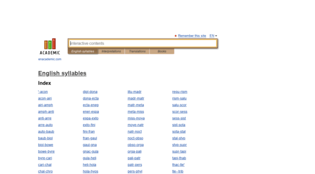 syllables.enacademic.com