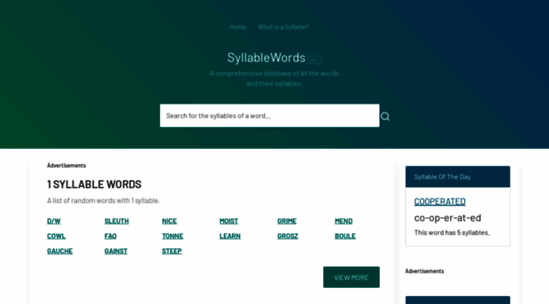 syllablewords.net