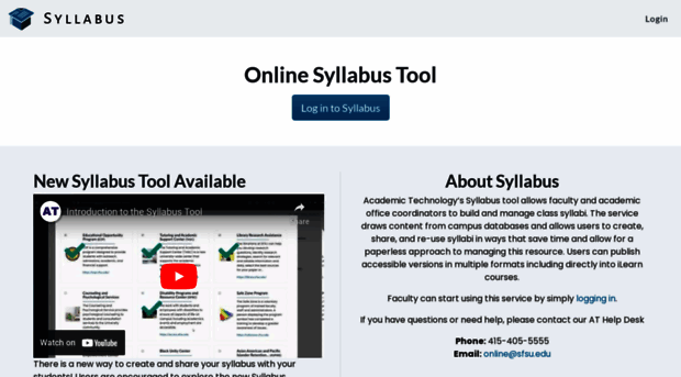 syllabus.sfsu.edu