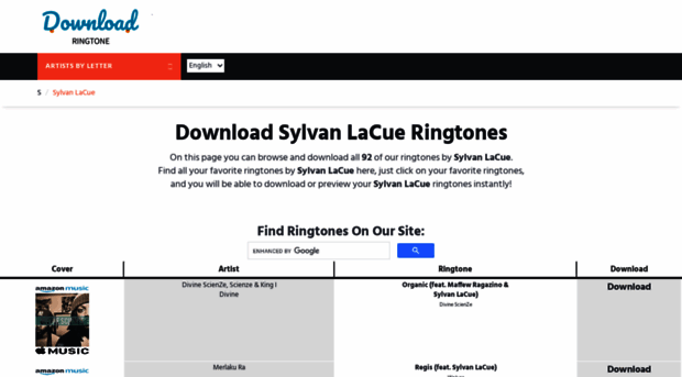 sylvanlacue.download-ringtone.com