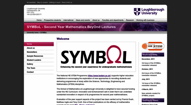 sym.lboro.ac.uk