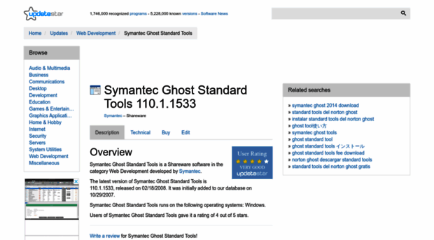 symantec-ghost-standard-tools.updatestar.com