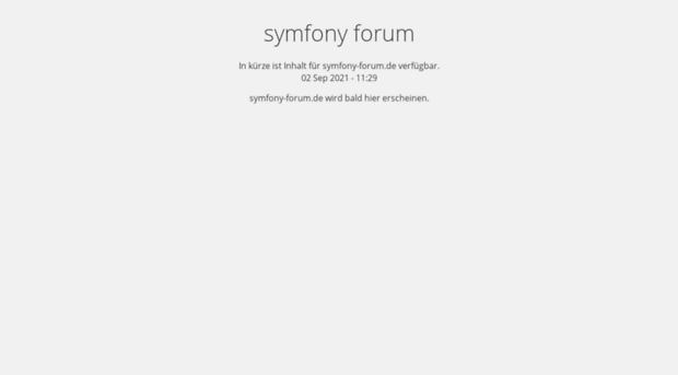 symfony-forum.de